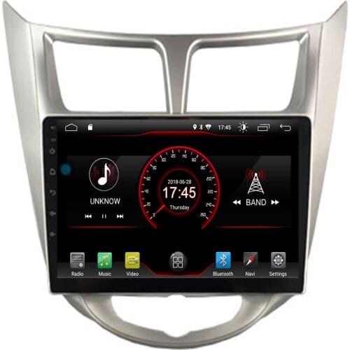 New coming ! Android 10 2.5D car dvd For Solaris Accent Verna 2011-2016 multimedia GPS Radio stereo gps navigation