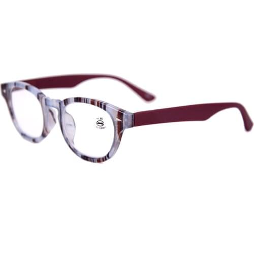 KBT E185110 Fashion Oval Reading Glasses for Women Reader Eyewear Style High Quality Ladies Presbyopic Eyeglasses Unisex Durable