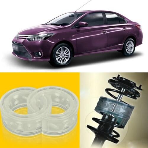 2pcs Power Front /Rear Shock Suspension Cushion Buffer Spring Bumper For Toyota Vios