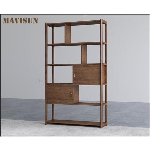 Storage Rack Large Floor-Standing Creative Stand Bookshelf Wooden Bookcase For Home Furniture Modern Minimalist Stand For Books