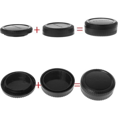 Rear Lens Body Cap,Camera Cover,Anti-dust,Protection,Plastic Black for Fuji FX X Mount,Camera Accessories