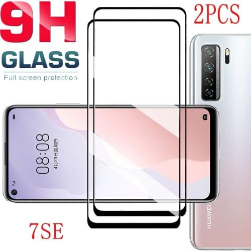 2pcs/lot Tempered Glass for huawei nova 7se Screen Protector for honor 30s global version p40 lite 5g 2020 Protector Screen Film