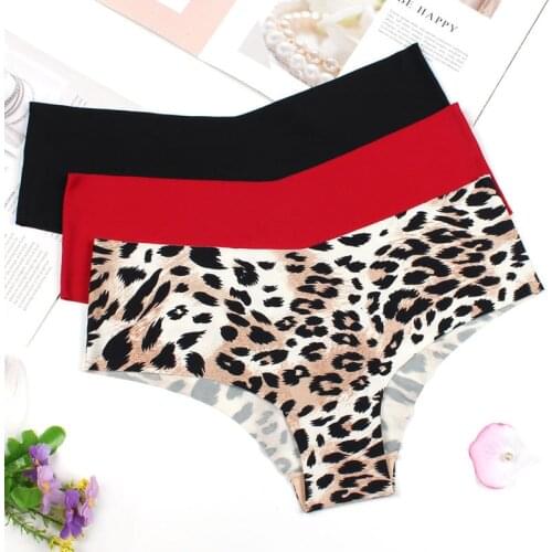 Womens Panties A Piece of Seamless Ice Silk Briefs Sexy Panties White Red Black Blue Skin Color Womens Underwear Lingerie