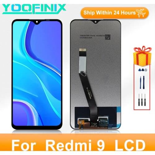 "6.53" Original For Xiaomi Redmi 9 Display LCD Touch Screen Digitizer Display Replacement Parts For M2004J19G M2004J19C LCD