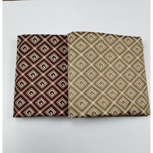 140cm Width Fashion Letter G Yarn-Dyed Polyester Jacquard Fabric For Man Autumn Dress Pants and Suit DIY Cloth Sewing Material