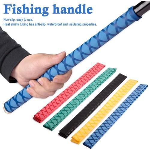 Fishing Rod Wrap Anti Slip Static Handle Sleeve Non-slip Heat Shrink Wrap Tubing Insulation Waterproof Racket Handle Grip