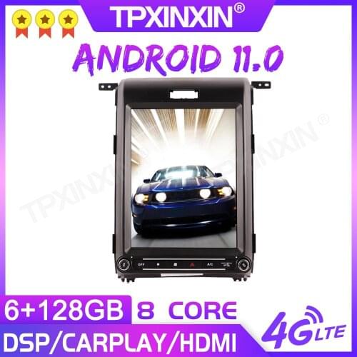 For Ford Raptor F150 2015-2021 Android Car Radio Multimedia Player Autoradio Stereo Audio GPS Navi Head Unit Tape Recorder Tesla