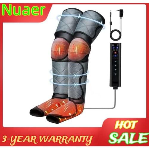 Electric Air Compression Beauty Leg Foot Dual-use Massager lmitation Infrared Heating Muscles Relaxed Recovery Device