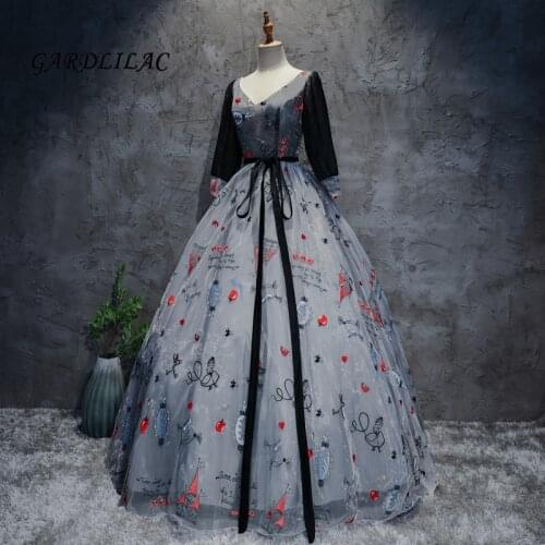 V-neck Women Dresses Gardlilac China