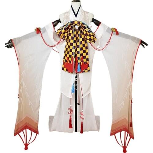 Hot Game Onmyoji SSR Shiranui Diver Ali Kimono Cosplay Costume Uniform Dress Halloween Costume for Women