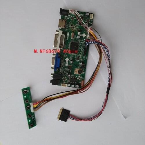 LVDS HDMI DVI VGA LED LCD Controller driver board cable for 40pin LP156WH4(TL)(Q1)/(TL)(Q2) 1366X768 Screen monitor