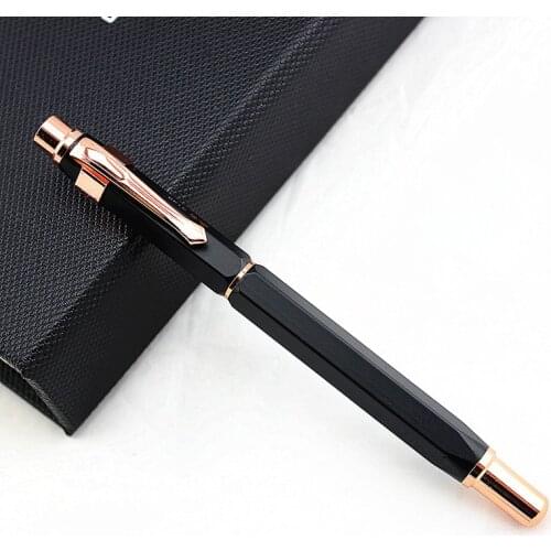 Hot 0.38mm Nib Extra Fine Metal Fountain Pen gift Box luxury school Office Stationery luxury Writing Cute pens gift