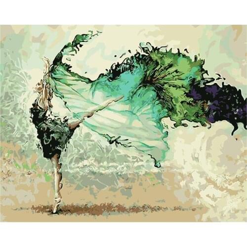 Frame DIY Oil Painting by Numbers Kits For Adults Abstract Acrylic Paint Set Pictures by Numbers HandPainted Home Decor