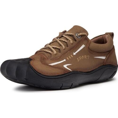 New Classic Casual Mens Shoes Lace Up Sneakers Leather Male Flats Comfortable Sapato Masculino Retro Shoes Designer Sneakers