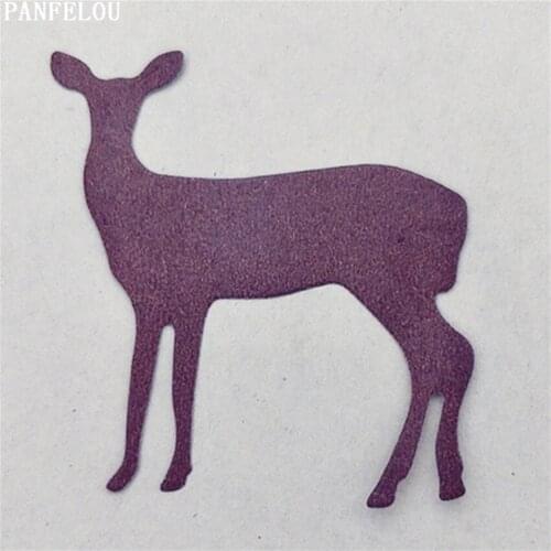 PANFELOU Easter The Lovely deer Scrapbooking DIY album cards paper die metal craft stencils punch cuts dies cutting