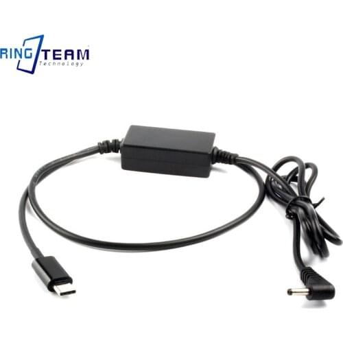 PD Type C to DC 3.0*1.1mm Male Cable for DC Coupler DR-E5 DR-E8 DR-E10 DR-E12 DR-E15 DR-E17