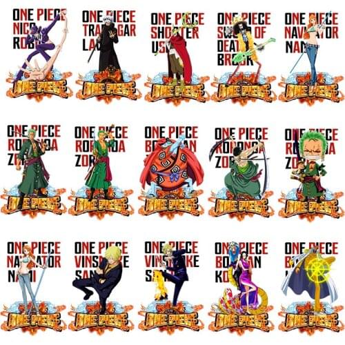 Full series of Japanese animation cartoon childrens thermal transfer printing stripes DIY personalized decorative patches