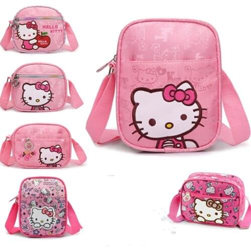 Sanrio hello kitty girl coin purse children cute messenger bag kid shoulder bag cartoon Mobile phone bag