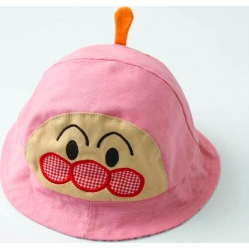 Hat for Girls Baby Cap Childrens Cartoon Embroidery Fishermans Hat on Boy For Summer and Autumn