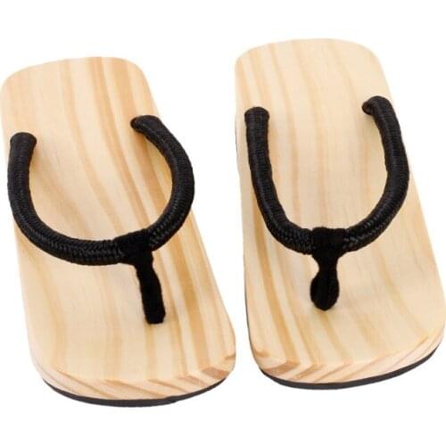 Anime Cosplay Costume Chinese Wooden Men Japanese Slippers Flip Flops Traditional Geta Clogs Home Slippers Beach Outdoor Sandals