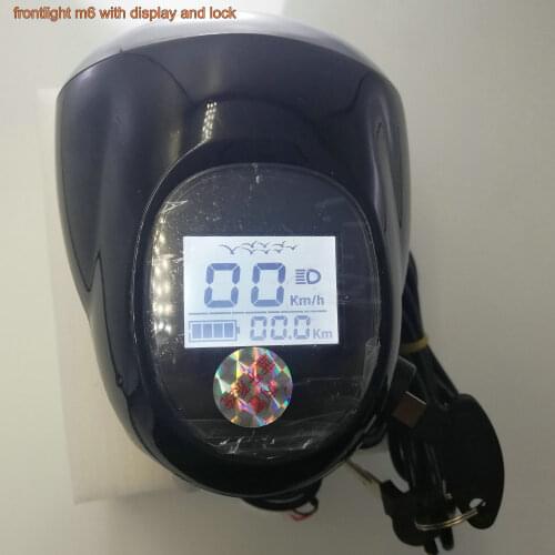 Speedometer/ODO/Light Indicator/LCD DISPLAY+Frontlight/Lamp+Horn+Lock for Electric Bike Scooter ATV Tricycle CONVERSION