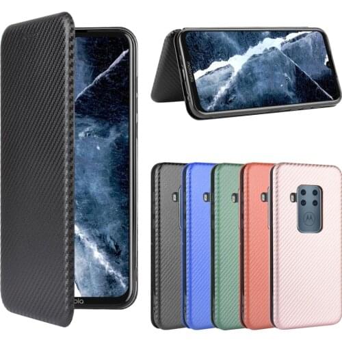 Sunjolly Case for Motorola Moto One Pro One Zoom Wallet Stand Flip PU Leather Phone Case Cover coque capa Case Cover