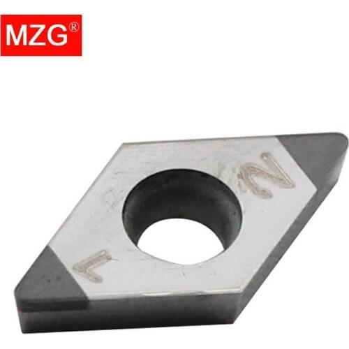MZG 1PCS DCGW070204 2T CBN CNC Lathe Boring Turning Cutting Carbide Insert for High Hardness Material SDQC SDXC SDUC SDZC Holder