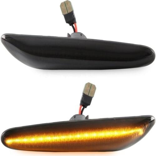 2Pcs Dynamic Side Marker Turn Signal Light For BMW E90 E91 E92 E93 E60 E87 E82 E46 Car accessories Error Free