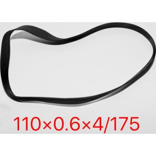 2Pieces/Lot Fold Length:175mm Thickness:0.6mm Width:4mm Opener Vinyl Record Player Belt Recorder Drive Transmission Flat Belt