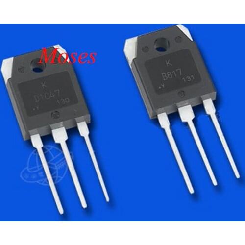 2SD1047 D1047 & 2SB817 B817 KEC TO247 Original New 10 pairs