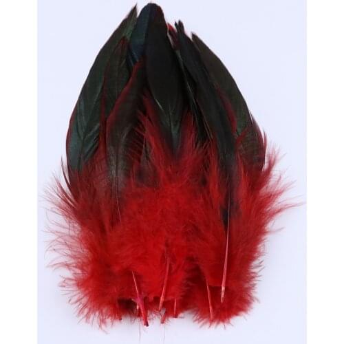 10Pcs Multiple Colors Rooster Feather 5'-7'Rooster Feathers Plumes Decoration Accessories Crafts For Needlework And Handicrafts