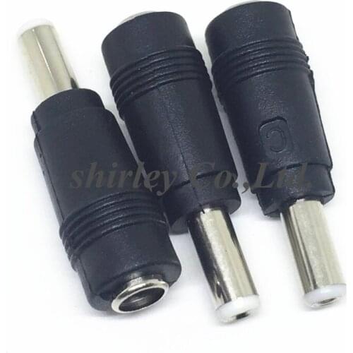 50pcs DC power plug adapter 5.5 * 2.1 Female to 5.5 * 2.5 Male
