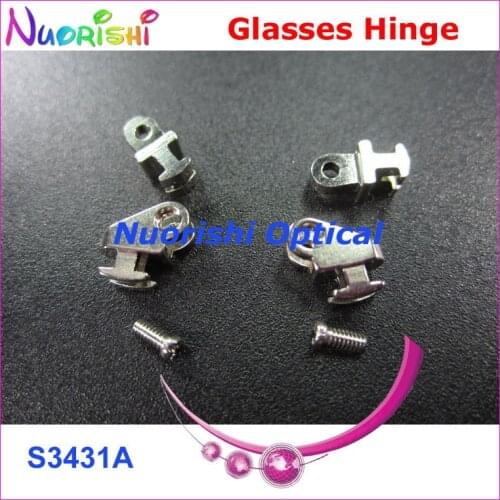 500sets or 1000pcs Good Quality Glasses Eyeglasses Eyewear Spring Hinge Screws S3431A S3433B Free Shipping