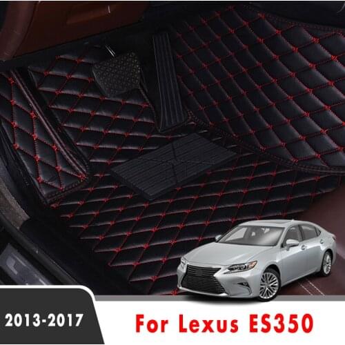 Car Floor Mats For Lexus ES350 2017 2016 2015 2014 2013 Auto Carpets Waterproof Covers Decoration Styling Accessories Custom