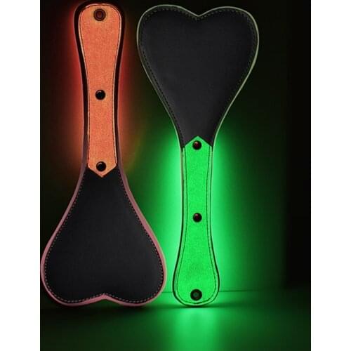 BDSM Flirting Fetish Sex Whips Luminous Glowing Spanking Paddle Fetish Whip Flogger Sex Toys For Couples Cosplay Adult Games
