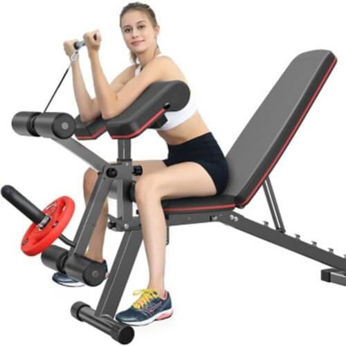 Free shipping multifunctional dumbbell bench fitness chair leg trainer bird bench sit-up board home fitness equipment