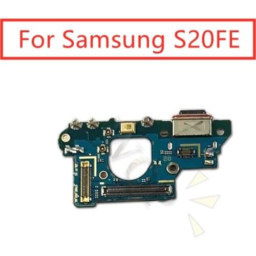 For Samsung Galaxy S20 FE USB Charger Port Dock Connector PCB Board Ribbon Flex Cable + Headphone Jack Audio Earphone