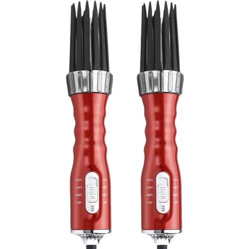 3 in1 Professional Hair Dryer Brush Salon Hot Air Paddle Styling Brush for Drying,Styling,Straightening,Curling