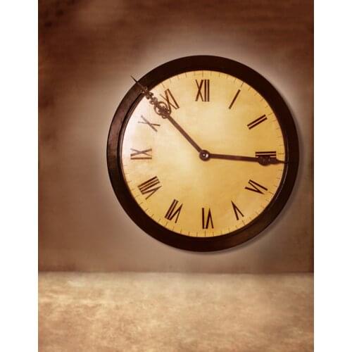 Clock Photography Backdrops Photo Props Studio Background 5x7ft