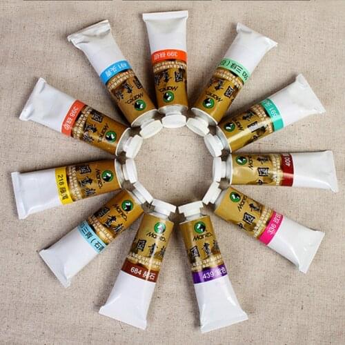 Chinese painting paint DIY hand-painted calligraphy painting gold liquid painting special metal color paint single 32ml