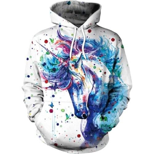 Unicorn Anime Cosplay Costume Hoodies Sweatshirts off White 2020 The New Explosive Mens Fashion Coat Womens Mens Fashion