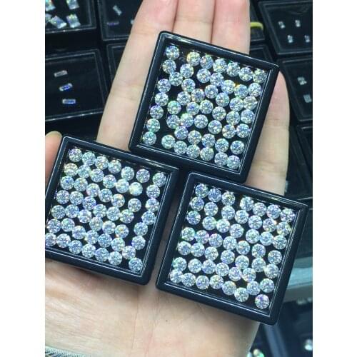 6.5mm D VVS1 EX Round Cut Hot Sale Professional Moissanite Factory Supplier Pass Moissanite Tester GRA Sell Global Market