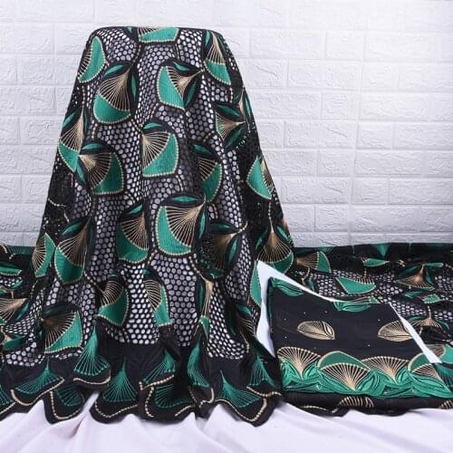 Zhenguiru New Arrival Swiss Voile Lace Fabric Beautiful Mesh African Lace Fabric Bright Diamond Nigerian Fabric For Party A2027