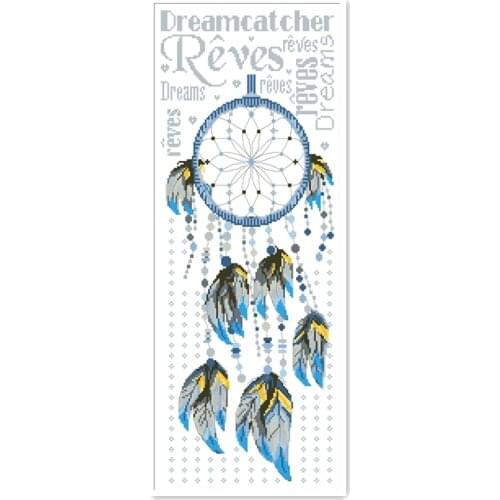 Dreamcatcher cross stitch package cartoon 18ct 14ct 11ct cloth cotton thread embroidery DIY handmade needlework