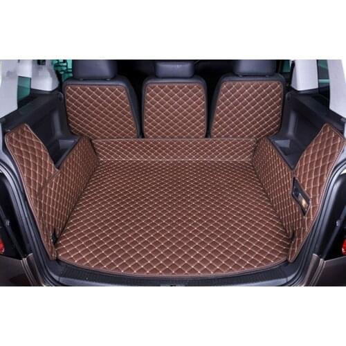 Top quality! Special car trunk mats for Volkswagen Touran 5 seats 2014-2004 durable cargo liner mat boot carpets for Touran 2012