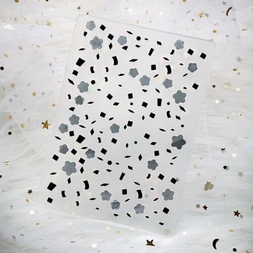 Star Dots Cutting Dies and Embossing Folder Set for DIY Scrapbooking Paper Craft/Card Making /Home Decoration