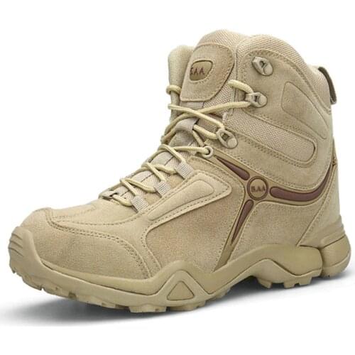 Hiking Shoes Professional Non-Slip Desert Hiking Boots Tactical Boots Outdoor Mountain Climbing Sports Sneakers Boots AA60609