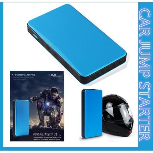 Portable Charger Car Jump Starter For Digital Device Charging 12V LED Light Multi-Function Power Bank Emergency Booster Battery