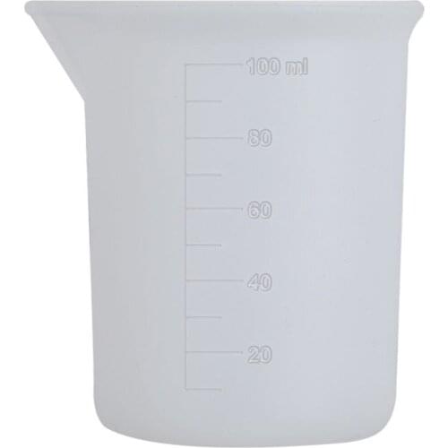 Crystal Epoxy Disposable Silicone Measuring Cup DIY Handmade Tool With Scale 100ML ML Cup