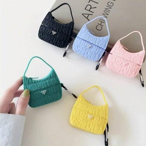 Luxury 3D Fahsion Bag Silicone Soft Case for Apple Airpods 1/2 Pro Earphone Case Cover Hearphone Case for Airpod Pro Case Luxury